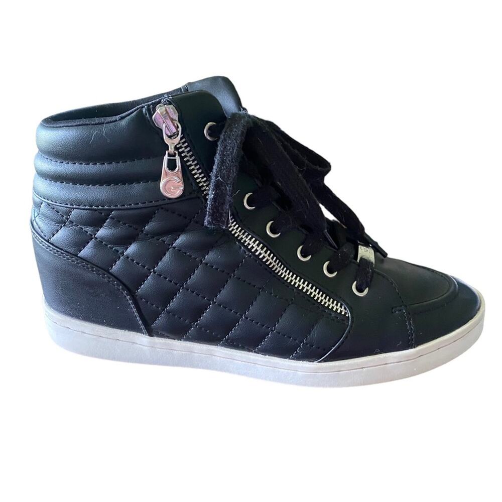 G by Guess Daryl Women's Black High-Top Sneakers Women Size 8.5 M
